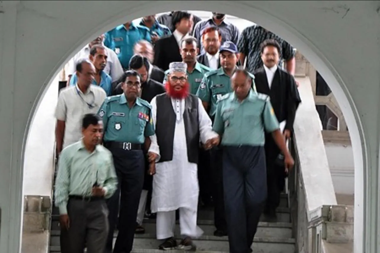 Islamic scholar, Delwar Hussein, arrested under false allegations as a war criminal under the International War Crimes Tribunal. He later dies in prison due to cardiac arrest.
